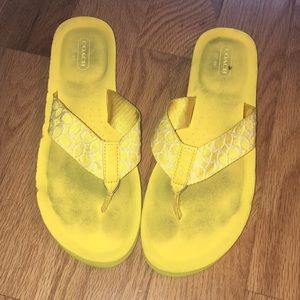 Coach Flip Flops